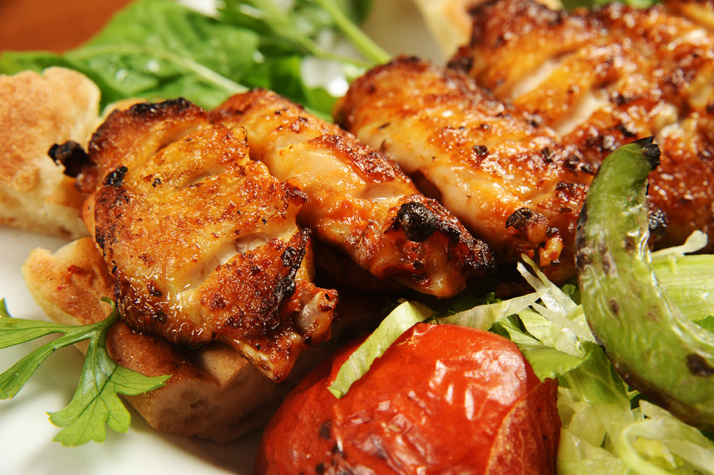 Charcoal-grilled specialities at Antioch Restaurant Budva